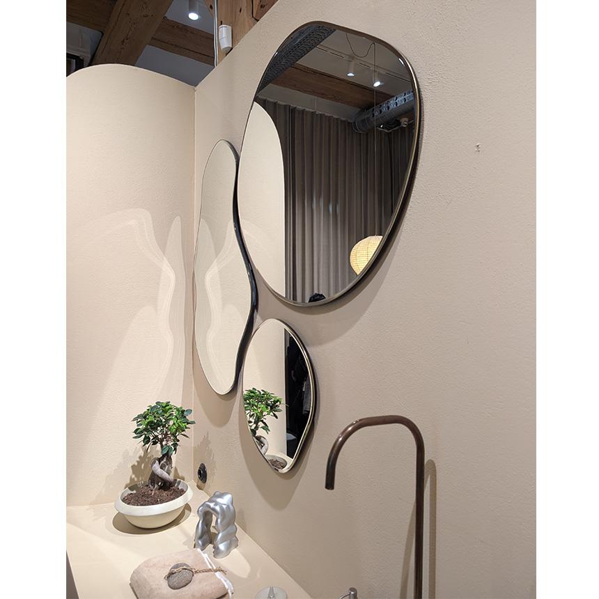 ferm LIVING 壁掛けミラー Pond Mirror ポンドミラー L 壁掛け 鏡 北欧
