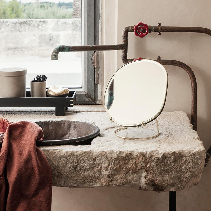 ferm LIVING ファームリビング Pond Table Mirror 卓上ミラー ferm LIVING ファームリビング Pond Table Mirror 卓上ミラー