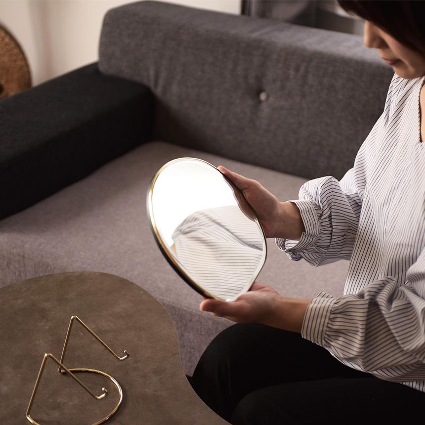 ferm LIVING ファームリビング Pond Table Mirror 卓上ミラー 北欧