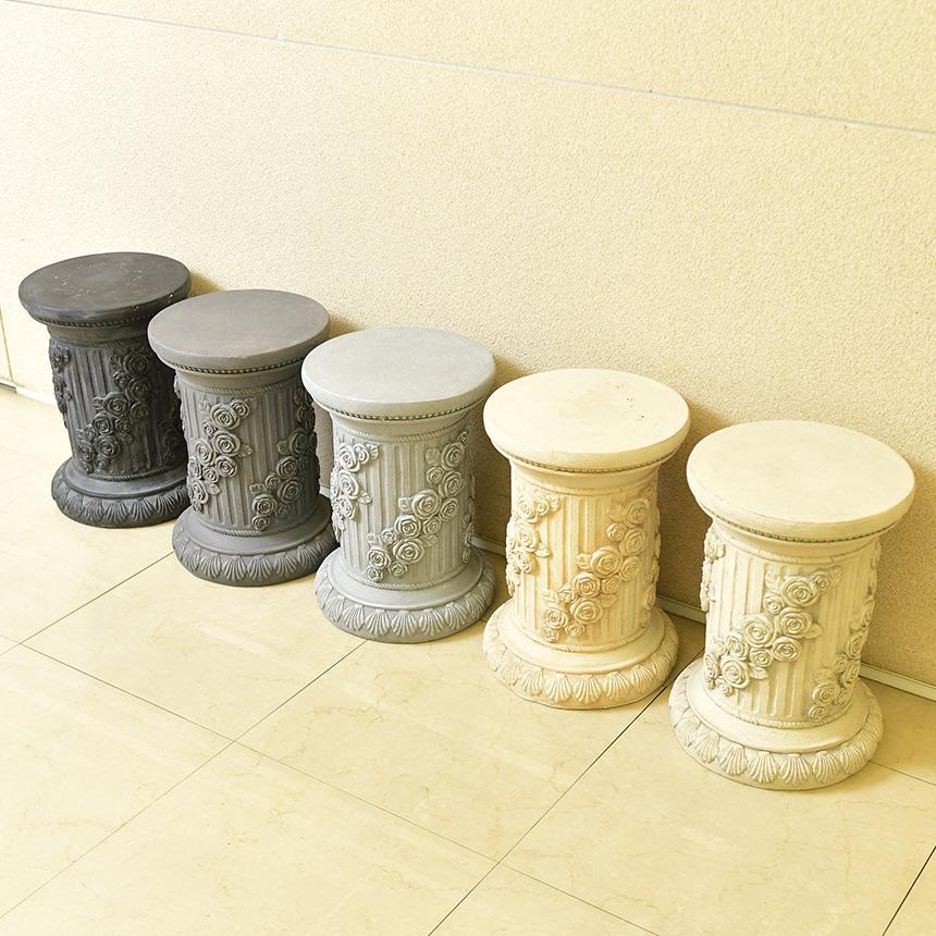 ガーデン雑貨 フラワースタンド 花台 古代ローマ風 コラム B 高