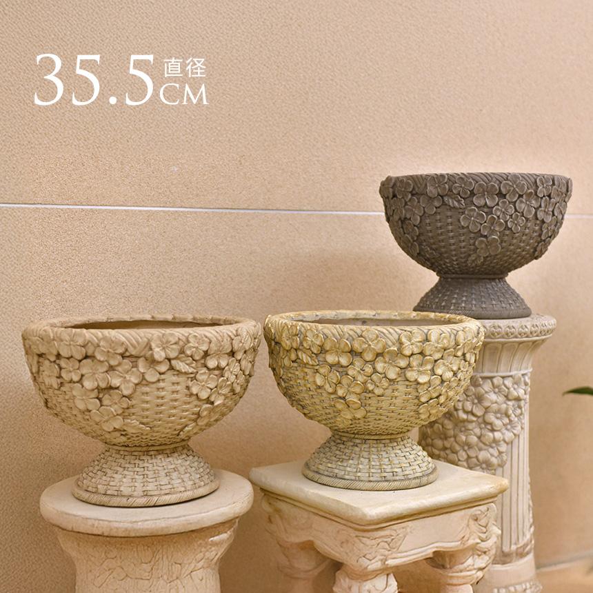 鉢 プランター アンティーク 可憐なバスケット エリーゼ ゴブレット L