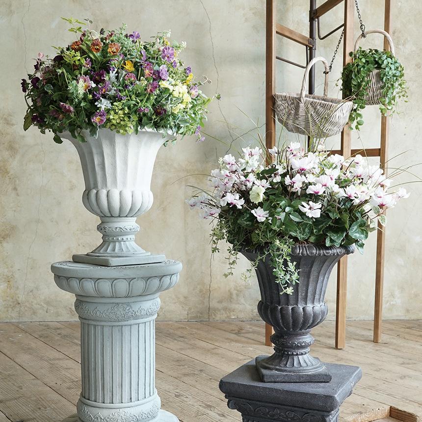 鉢 プランター アンティーク 古代ローマ ゴブレット C Sサイズ 屋外