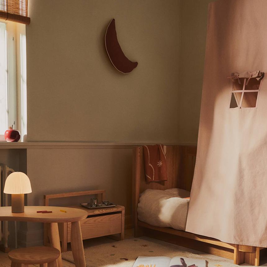 ferm LIVING ファームリビング Moon Cushion 月のクッション  北欧 クッション おしゃれ 北欧雑貨 かわいい 中身 付き インテリアの画像