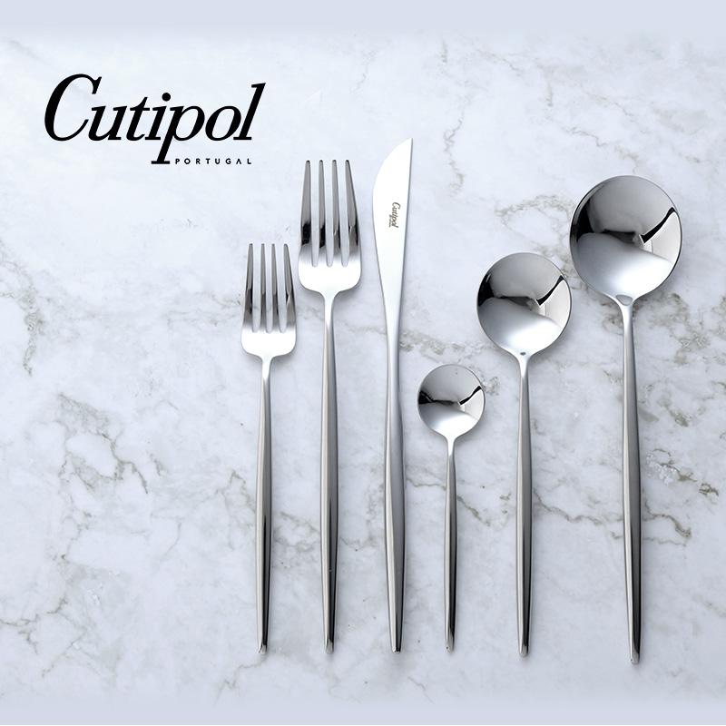 旭　クチポール　MOON 　ミラーシルバー　5本セット×2セット　未使用品 Cutipol Moon Mirror Silver – GENERAL FURNISHINGS & CO.