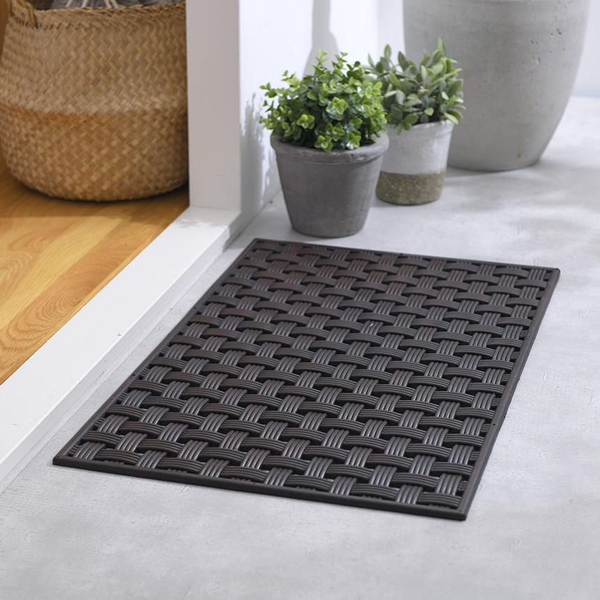 玄関マット 屋外 ラバーマット 75×45cm 小さめ マット ゴム 泥 玄関マット 屋外 ラバーマット 75×45cm 小さめ マット ゴム 泥