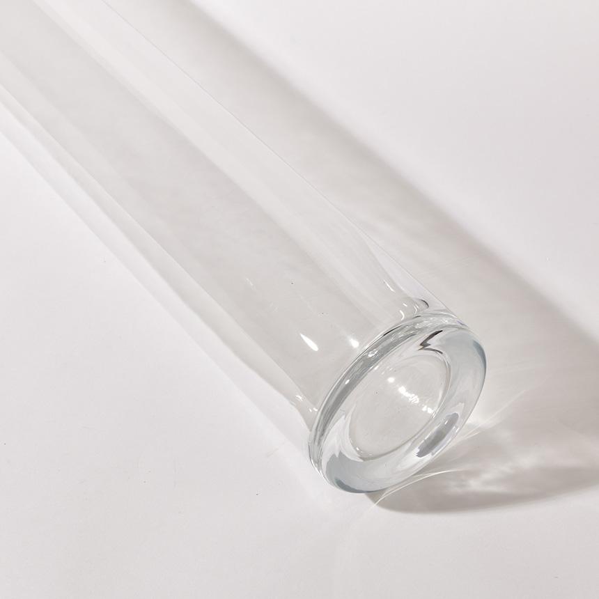 花瓶 ガラス フラワーベース 大きい 円柱 ガラス花瓶 大型 クリア 高さ