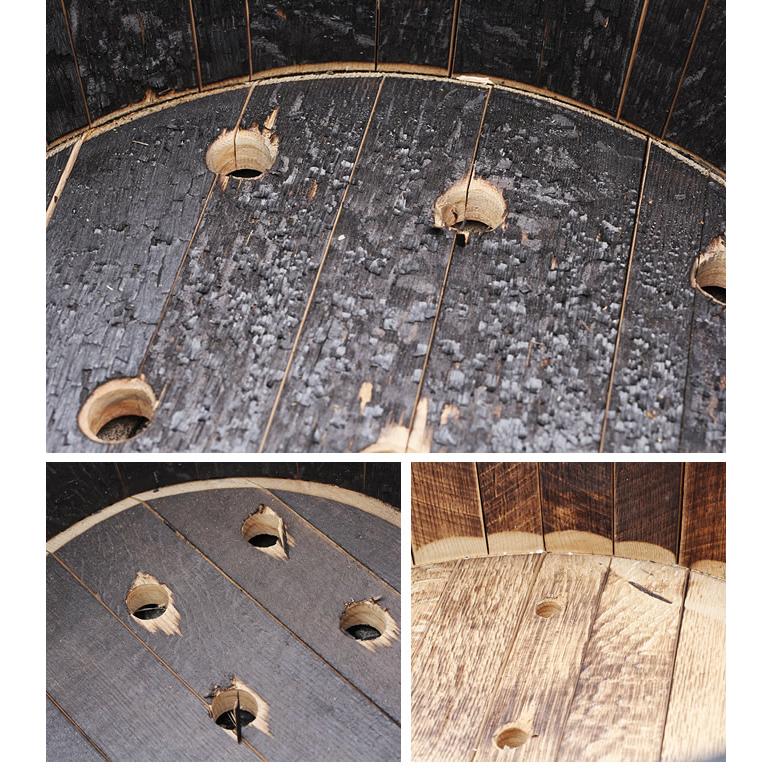 ウイスキー樽 大型プランター 無塗装 直径65cm×高さ45cm 業務用 公園