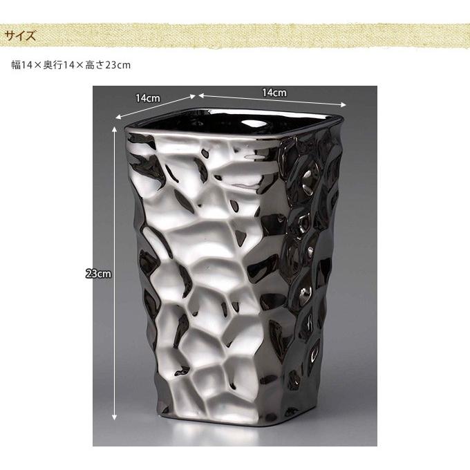 Clay（クレイ） 花瓶 フラワーベース 北欧 おしゃれ 真夜中の海面 黒