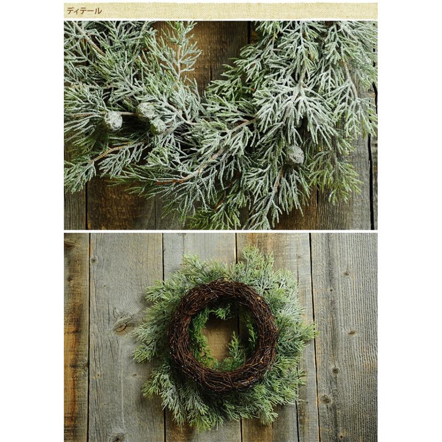 北欧の針葉 クリスマスリース 30cm クリスマス 飾り リース 土台 
