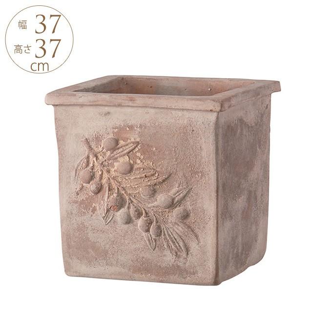 プランター 鉢 王宮アンティーク フラワーポット スクエア 37cm