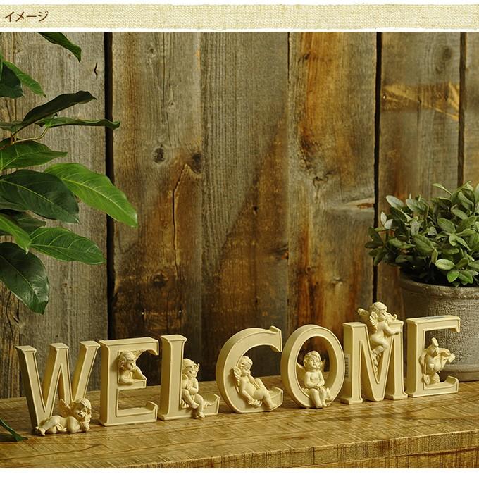 天使 文字 置物 雑貨 装飾 飾り インテリア 天使たちの歓迎 Welcomeオブジェ Pg ガーデン用品屋さん 通販 Yahoo ショッピング