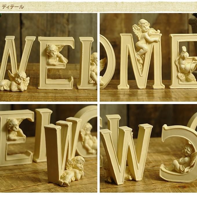 天使 文字 置物 雑貨 装飾 飾り インテリア 天使たちの歓迎 Welcomeオブジェ Pg ガーデン用品屋さん 通販 Yahoo ショッピング