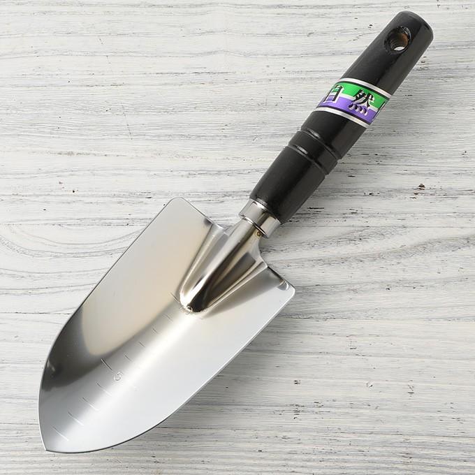 ショベル 小さい 移植ゴテ シャベル ガーデニング 片手 小型 いつものスコップ 木製グリップ 太ブラック Pg ガーデン用品屋さん 通販 Yahoo ショッピング