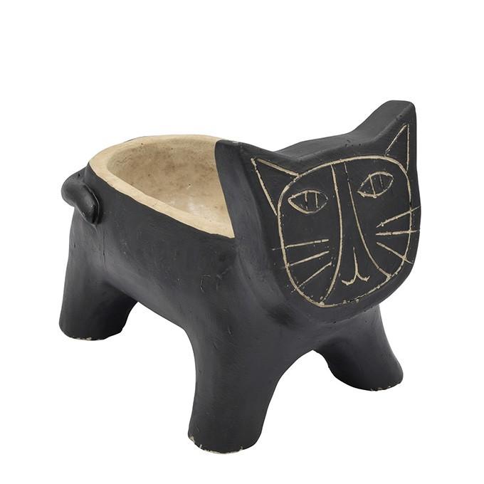 多肉 プランター 小型 観葉植物 植木鉢 多肉植物 底穴あり 小さい 鉢 サボテンｎ アフリカン猫 民族模様 手作り プランター L ブラック Pg ガーデン用品屋さん 通販 Yahoo ショッピング