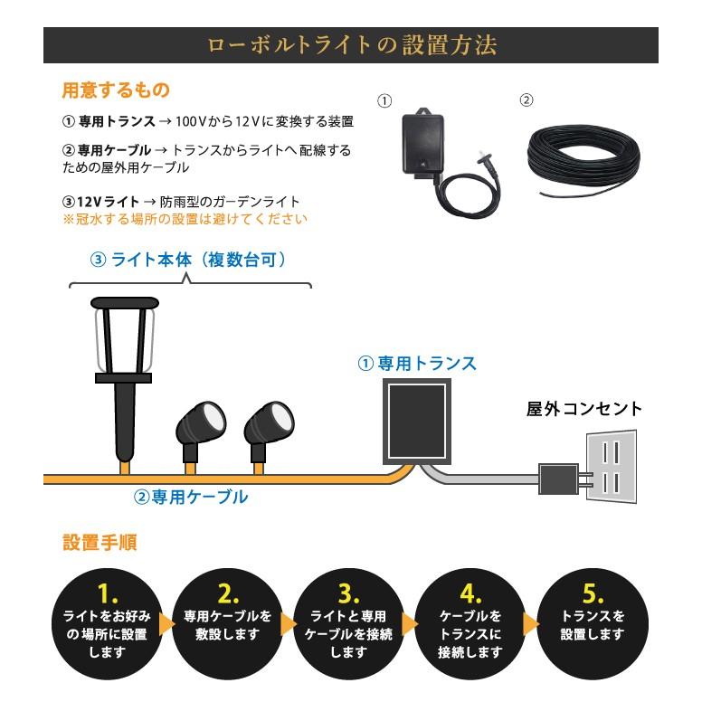 専用パーツ ライト 部品 「大人のガーデンライト」専用 電源ケーブル