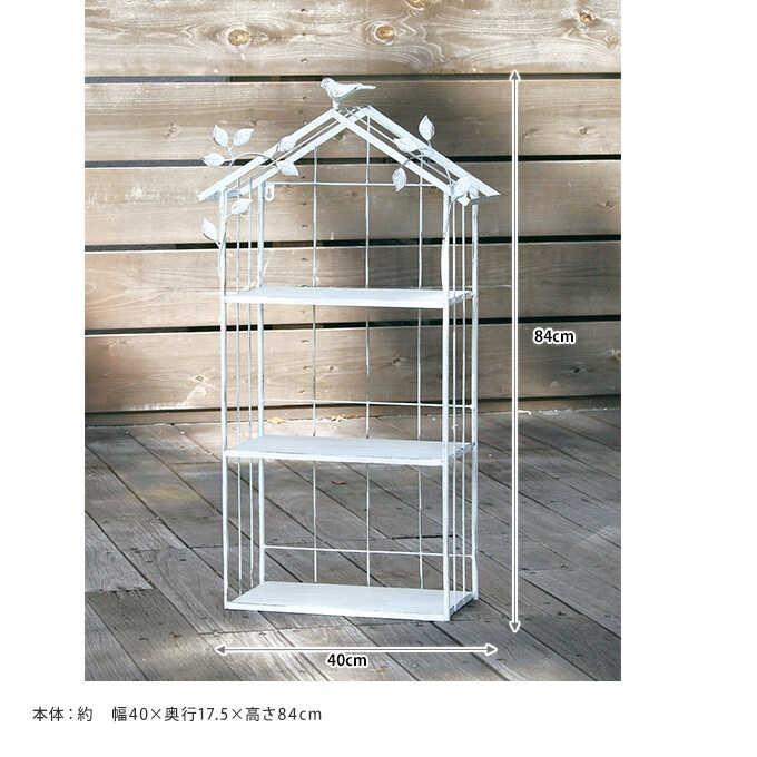 ガーデン シェルフ 屋外 ホワイト ラック ハウス 高さ84cm おしゃれ 棚 ガーデニング 白 アンティーク Pg ガーデン用品屋さん 通販 Yahoo ショッピング