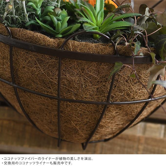 アイアン 壁掛けプランター ココヤシマット付き 幅35cm ブラック 洋風 ウォールプランター ベランダ バルコニー Pg ガーデン用品屋さん 通販 Yahoo ショッピング
