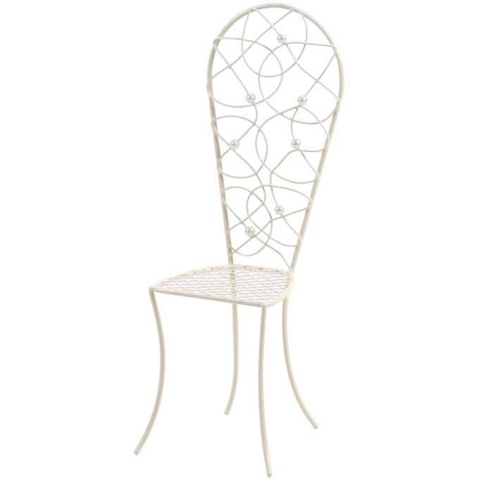 かわいい ワイヤ オブジェ アイアン 飾り インテリア 装飾 玄関 メルヘン ワイヤーオブジェ 王女の椅子 L Pg ガーデン用品屋さん 通販 Yahoo ショッピング