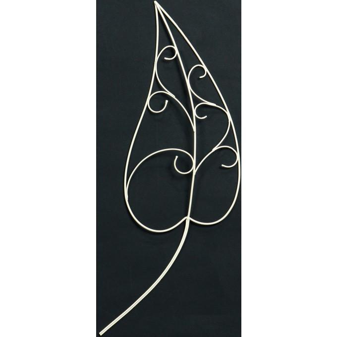 ワイヤー オブジェ アイアン かわいい インテリア 飾り 装飾 メルヘン 壁掛け リーフ ワイヤーオブジェ M Pg ガーデン用品屋さん 通販 Yahoo ショッピング