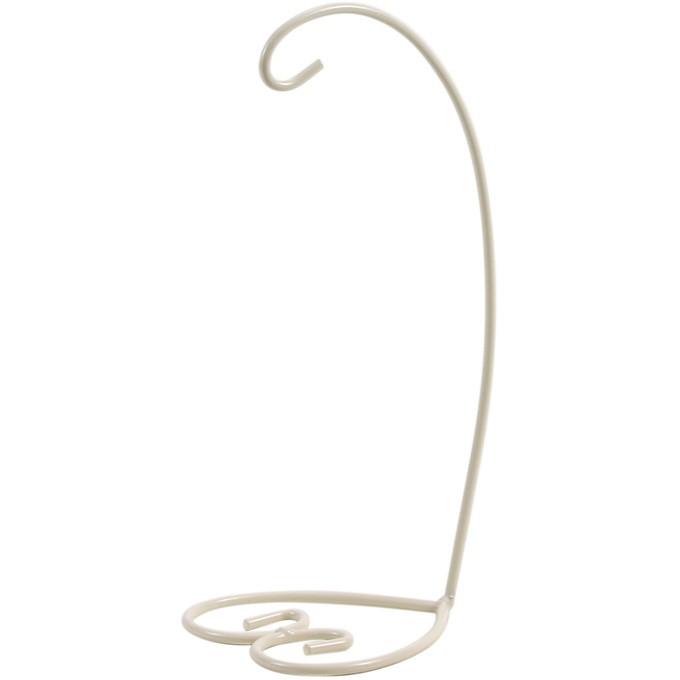 ワイヤー スタンド ハンギング アイアン かわいい 飾る ワイヤーハンギングスタンド ハート土台 ホワイト 高さ28cm Pg ガーデン用品屋さん 通販 Yahoo ショッピング