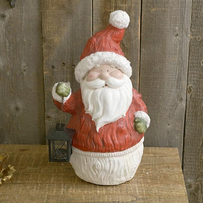 クリスマス 雑貨 置物 オブジェ 飾り インテリア かわいい クリスマス 置物 サンタさん まんまる笑顔 情熱ランタン Pg ガーデン用品屋さん 通販 Yahoo ショッピング
