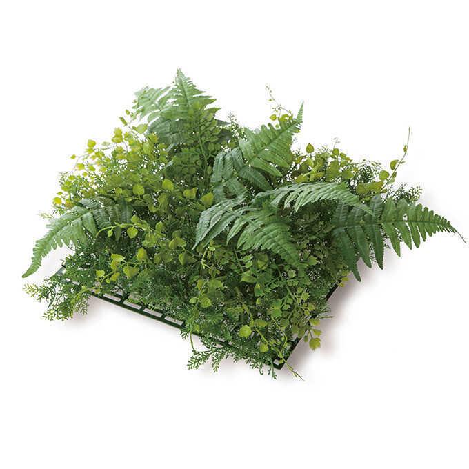 造花 壁面 グリーンミックスマット 30×30cm 造花マット 壁面緑化