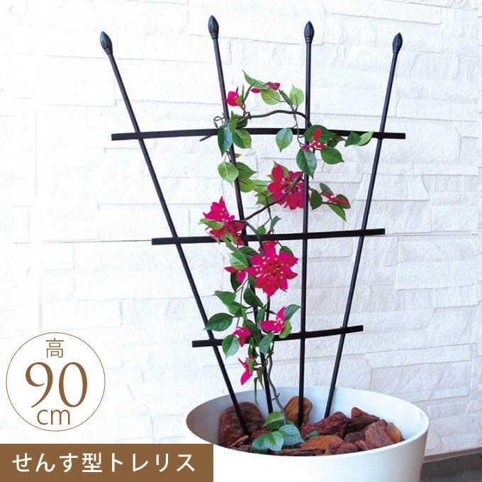ガーデニング 家庭 菜園 庭 ベランダ 簡単 設置 組立 園芸 お花のアスレチック トレリス 扇子型 高さ90cm Pg ガーデン用品屋さん 通販 Yahoo ショッピング