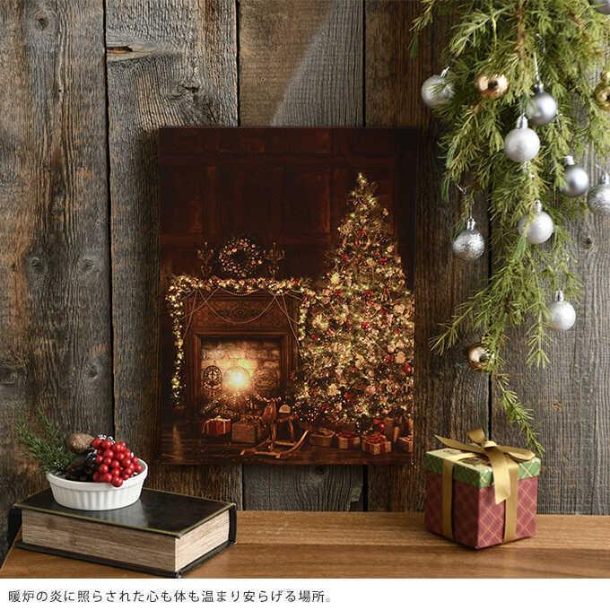 クリスマス雑貨 壁掛け 飾り 置物 アート ピクチャー インテリア ライト 北欧 クリスマス 雑貨 心安らぐ場所 キャンバスライト Pg ガーデン用品屋さん 通販 Yahoo ショッピング