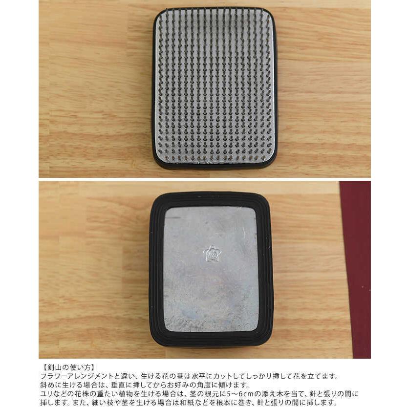 剣山 生け花用 特大角 滑り止め付き 生け花 花道 華道 道具 活花