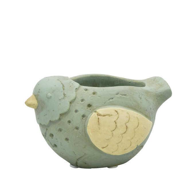 鉢 おしゃれ 植木鉢 かわいい 底穴あり ポット 絵本の世界 プランター 平和を告げる 森の鳩 L グリーン Pg ガーデン用品屋さん 通販 Yahoo ショッピング