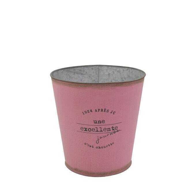 クレヨンカラー ブリキ プランターポット ジャンヌ 6号 幅 5cm ピンク おしゃれ プランター 底穴あり 小さい シンプル Pg ガーデン用品屋さん 通販 Yahoo ショッピング