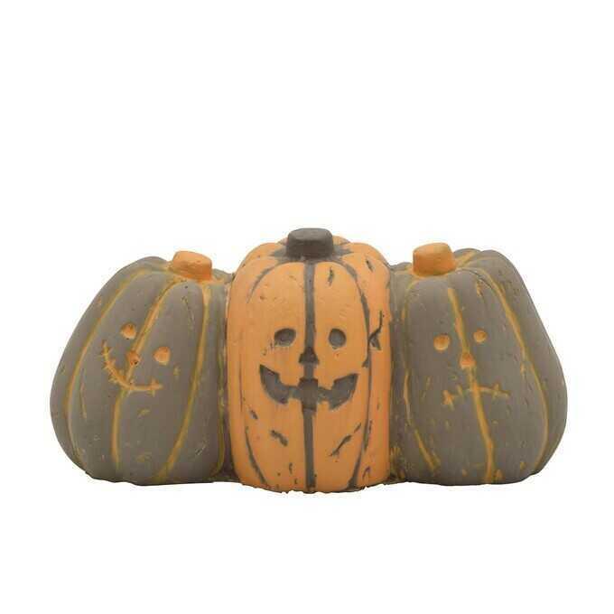 ハロウィン雑貨 オブジェ 寄り添いカボチャ 3連 ブラウン おしゃれ 置物 パンプキン 雑貨 かわいい アンティーク Pg ガーデン用品屋さん 通販 Yahoo ショッピング