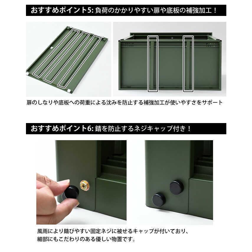 物置 屋外 大型 おしゃれ スチール 収納庫 開閉スムーズ 幅152.7 奥行