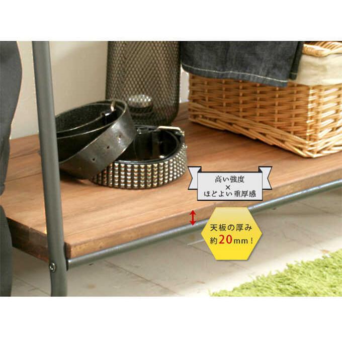 ハンガーラック アイアン 木製 心落ち着く BRICK 高さ150cm おしゃれ