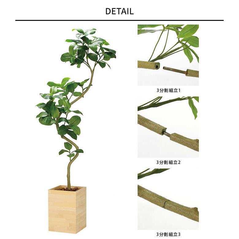 光触媒 人工観葉植物 フェイクグリーン ウッドボックスアルテシマ2.1