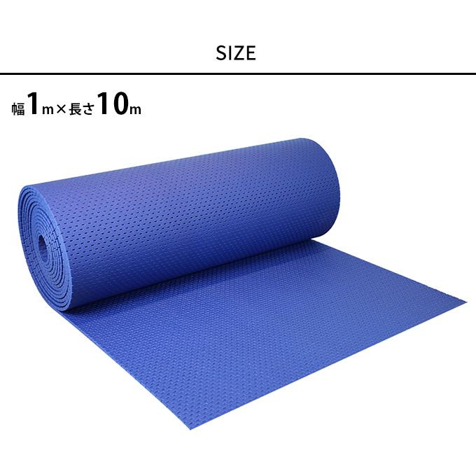 人工芝 アンダーパット 人工芝用 高級 タフパッド 専用アンダーマット 1×10m  室内用 遊具 クッション 室内 プレイルーム 屋外 庭 ベランダの画像