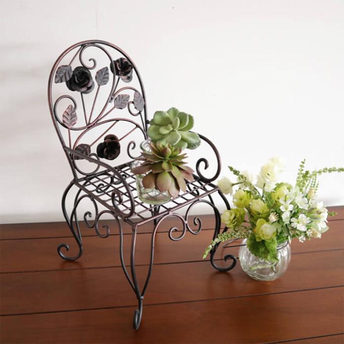 花台 スタンド プランタースタンド アンティーク アイアン 鉢置き