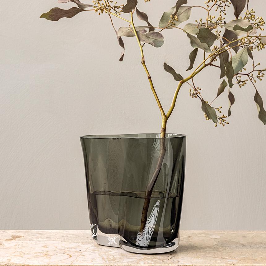 Audo Copenhagen エールベース 19 スモーク 花瓶 花器 フラワーベース