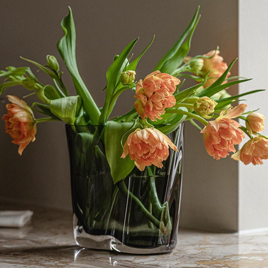Audo Copenhagen エールベース 19 スモーク 花瓶 花器 フラワーベース