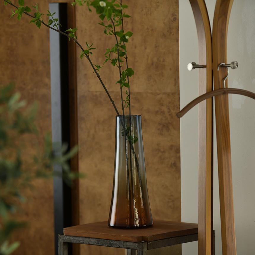 ドイツ　クリスタルガラス花瓶 色披 大型 高さ約40cm ドイツ クリスタルガラス花瓶 色披 大型 高さ約40cm PG-30832_1.jpg