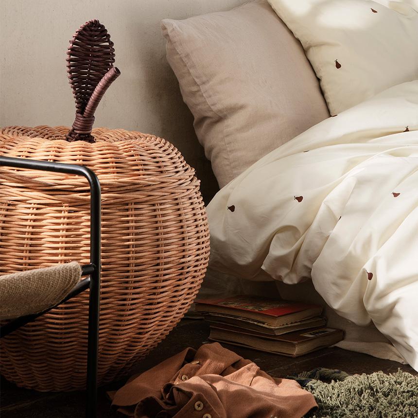 ferm LIVING Apple Braided Storage リンゴのカゴ Lサイズ おしゃれ