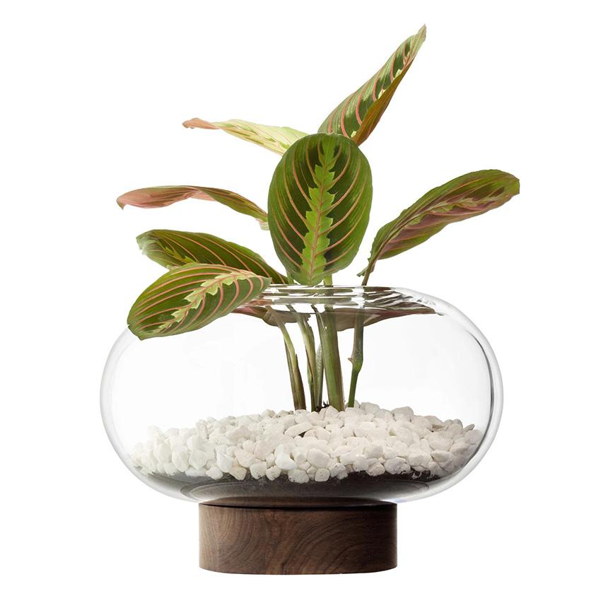 LSA International フラワーベース Oblate オブレート 花瓶 ランタン