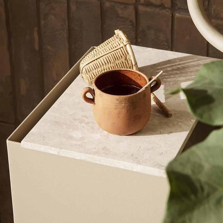 ferm LIVING ファームリビング 大理石 トレイ プレート ferm LIVING ファームリビング Tray for Plant Box 専用トレイ 大理石