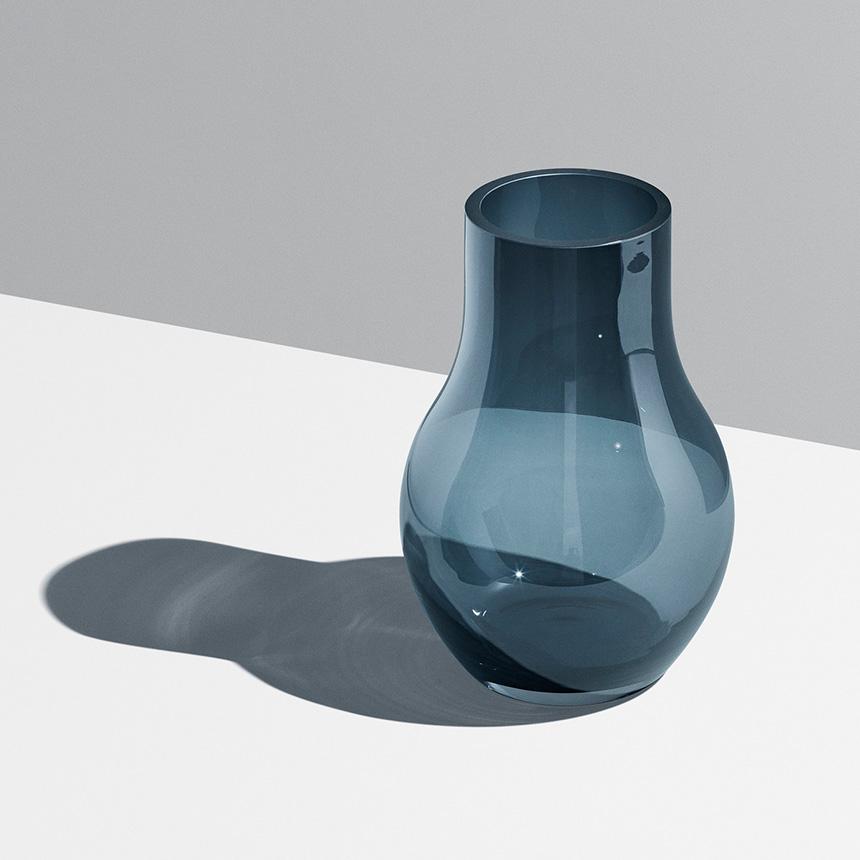   Cafu Vase M-size ★新品・未使用★ ジョージジェンセン CAFU VASE ガラスベース 花瓶 M 直径20.5cm 高さ