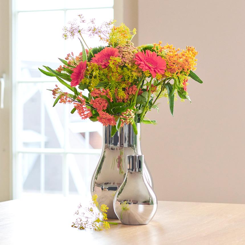 ジョージジェンセン CAFU VASE フラワーベース 花瓶 ステンレス S 直径