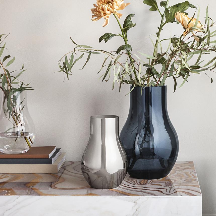 ジョージジェンセン CAFU VASE フラワーベース 花瓶 ステンレス S 直径