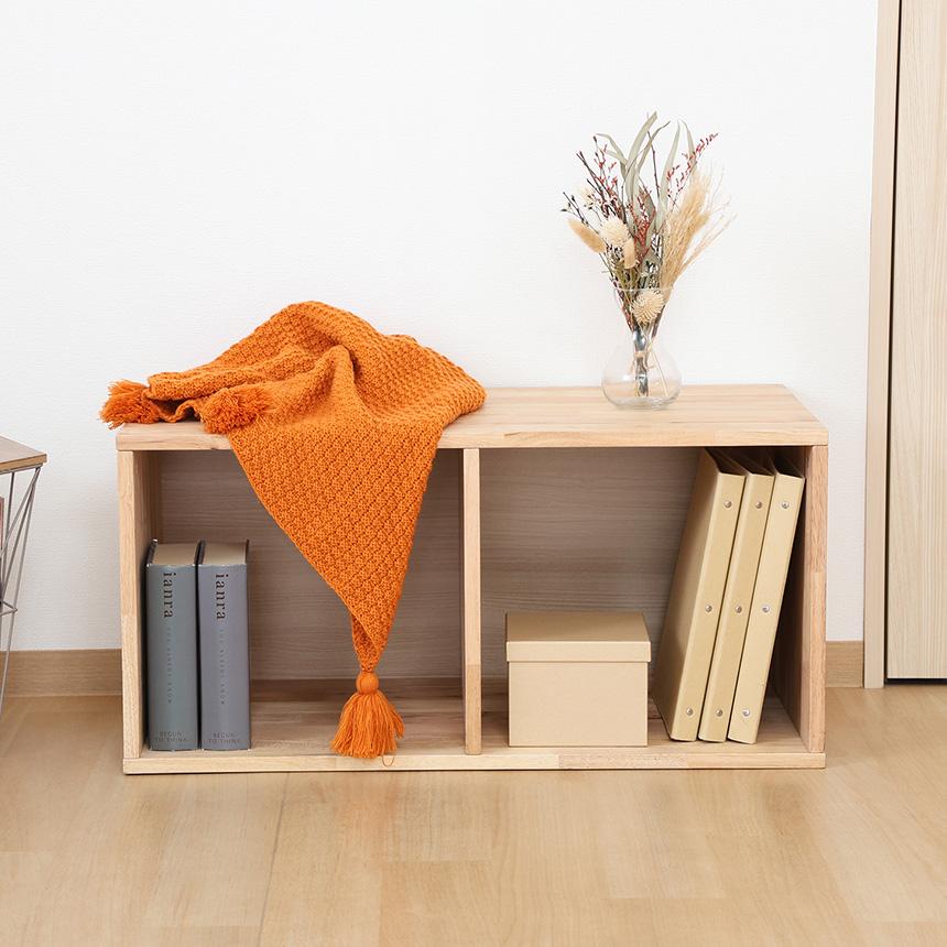 ナチュラルシグネチャー tatami オープンシェルフ 幅80cm 木製 ラック