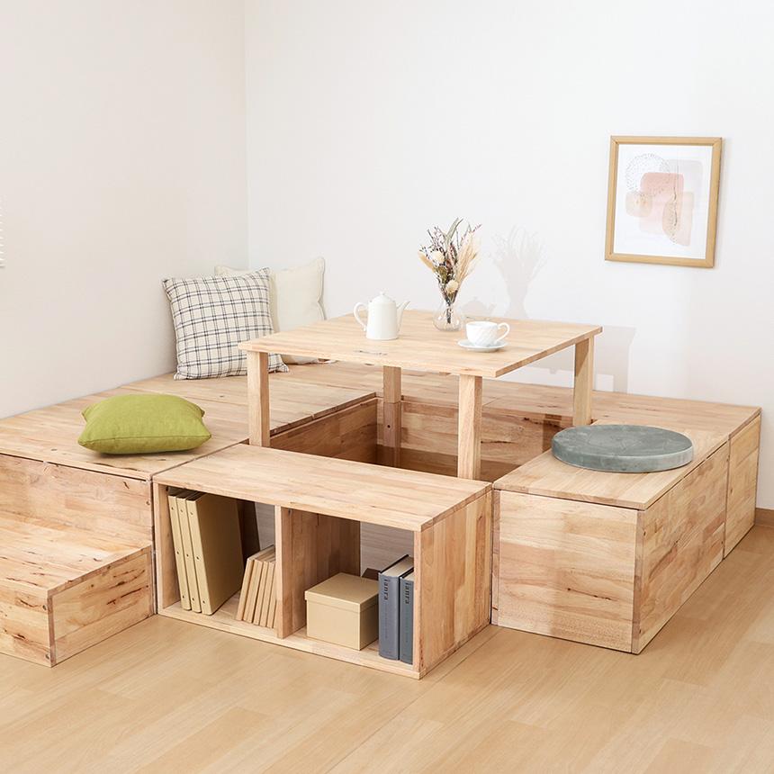 ナチュラルシグネチャー tatami 収納ベンチ 幅80cm 木製 ベンチ