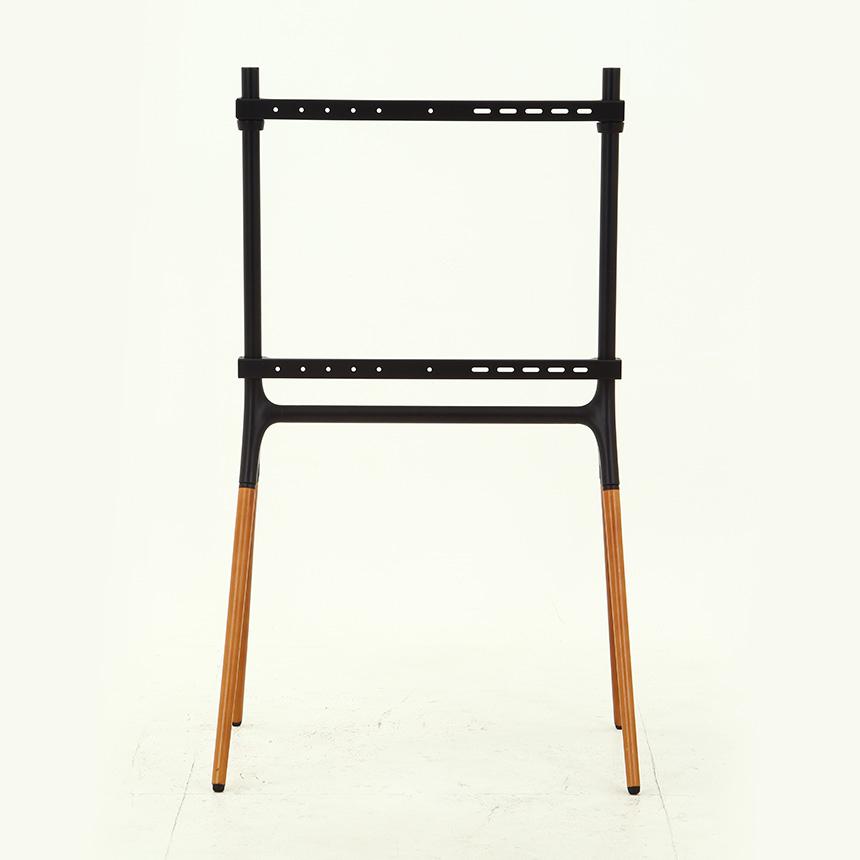 テレビスタンド テレビ台 TV STAND TVスタンド木製32～70型対応⑧ TVスタンド ロータイプ 八角支柱 32-65型対応 木目調 HDDホルダー