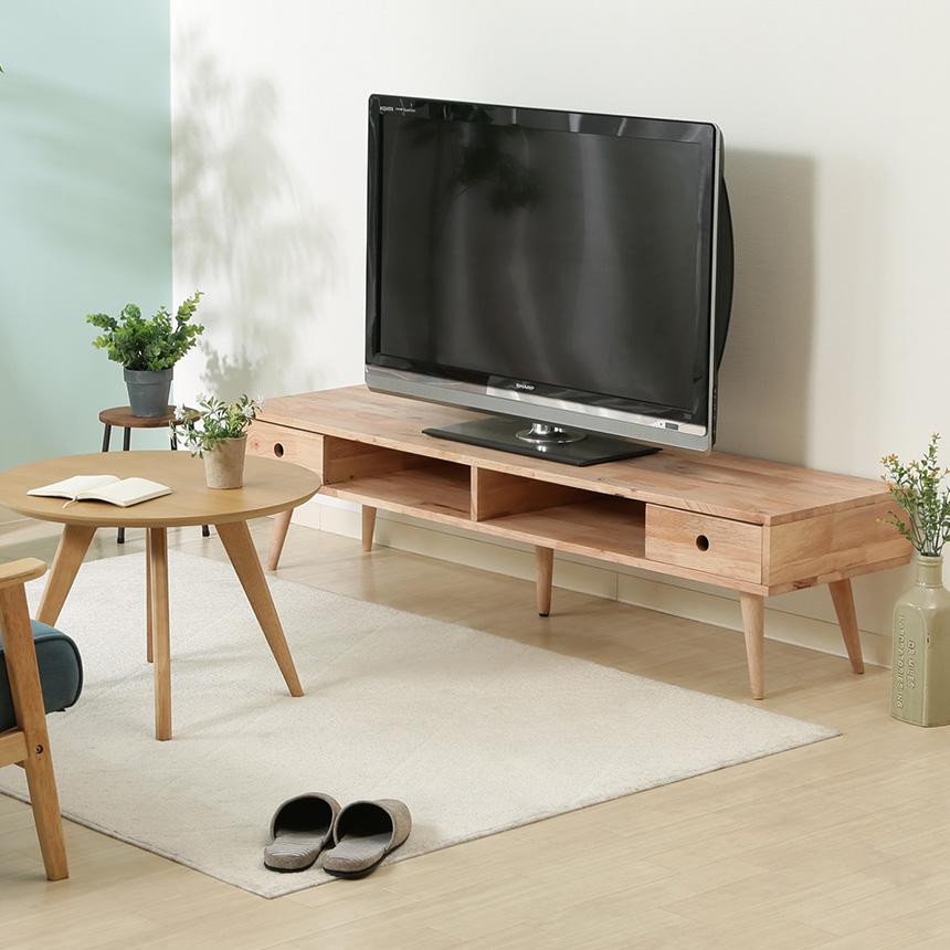 ​【美品・幅150cm】テレビ台 テレビボード ナチュラル 木目調 モニタースタンド おしゃれ 木製 北欧 Natural Signature TVボード 幅